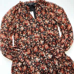 Aakaa boho floral dress NWT